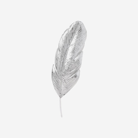 Synthetic Silver Feather / silver