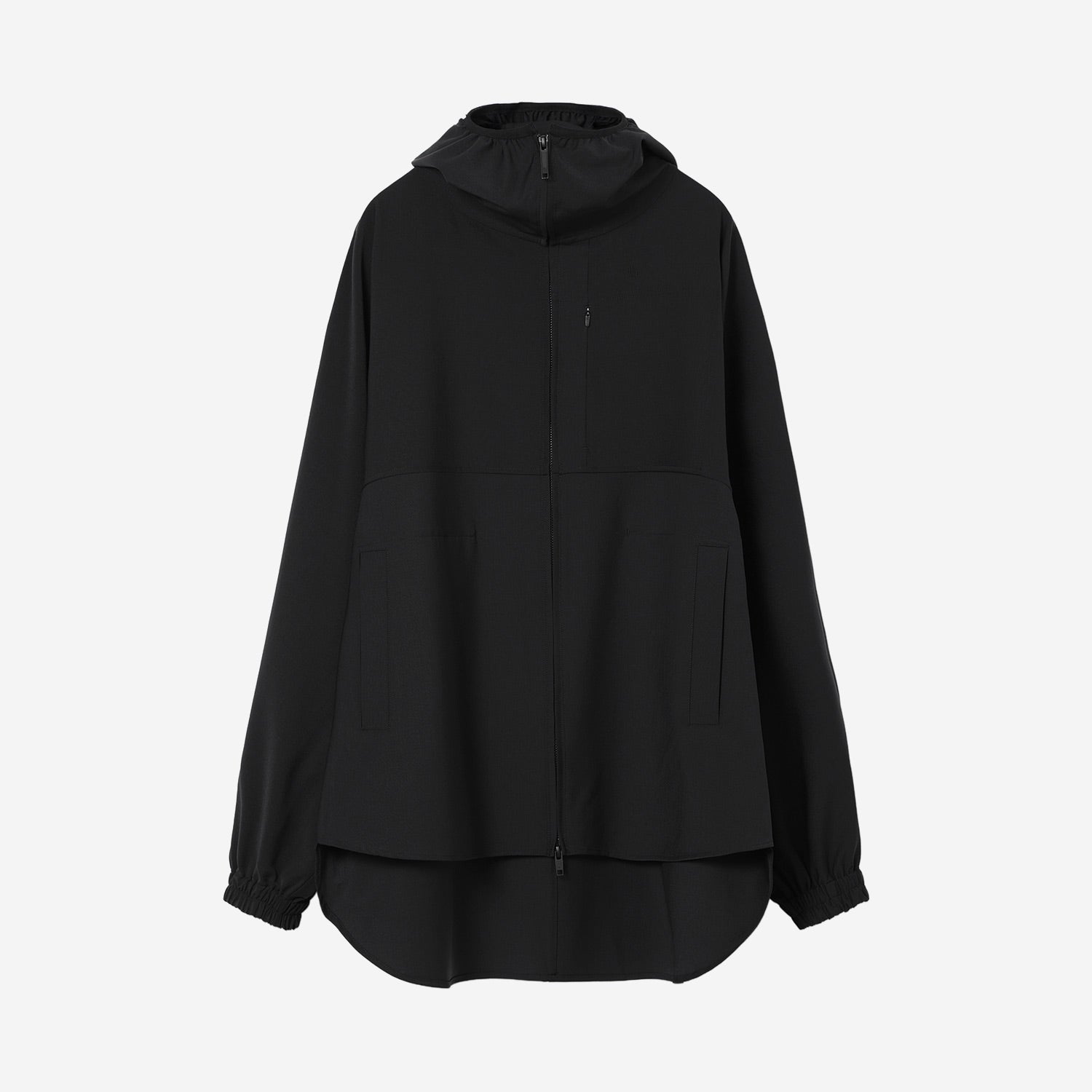 Hooded Shirt Blouson / black