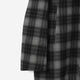 Bonding Stand Fall Collar Coat / gray check