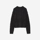 Color Nep Mole Knit Cardigan / black