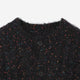 Color Nep Mole Knit Cardigan / black