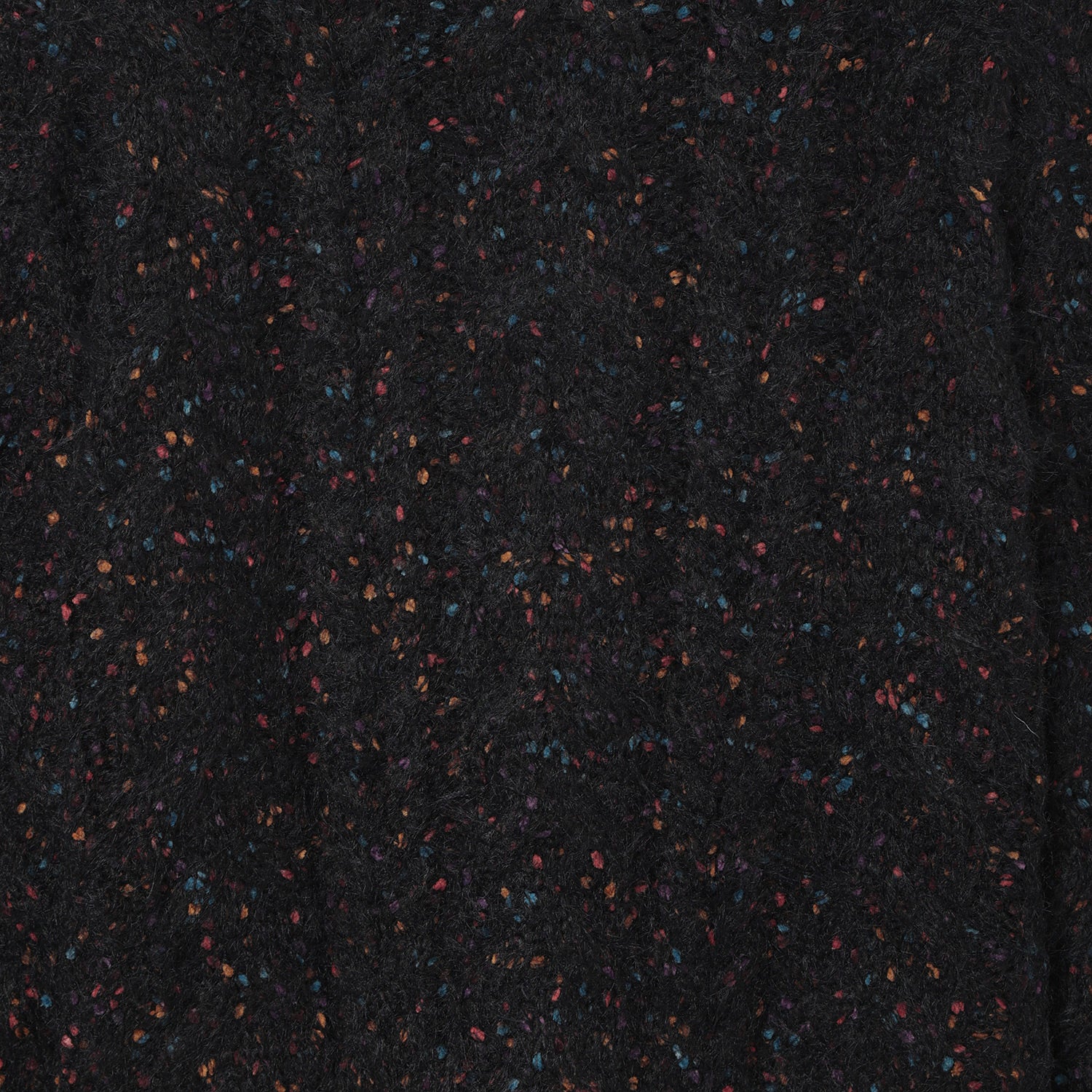 Color Nep Mole Knit Cardigan / black – th products