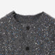 Color Nep Mole Knit Cardigan / gray