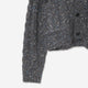 Color Nep Mole Knit Cardigan / gray