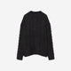 Color Nep Mole Knit Pullover / black