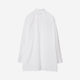 Stand Collar Big Shirt / white