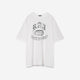 Damaged College Tee / white