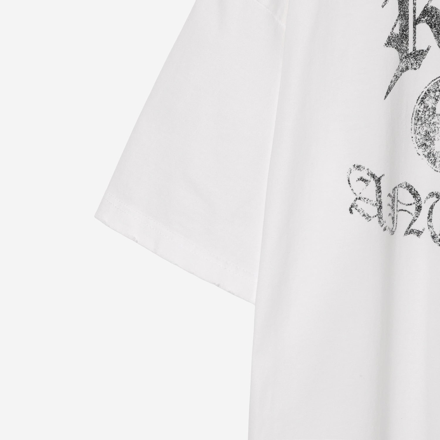 Damaged College Tee / white – th products