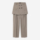 Tailored Detail Wide Pants / beige