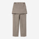 Tailored Detail Wide Pants / beige