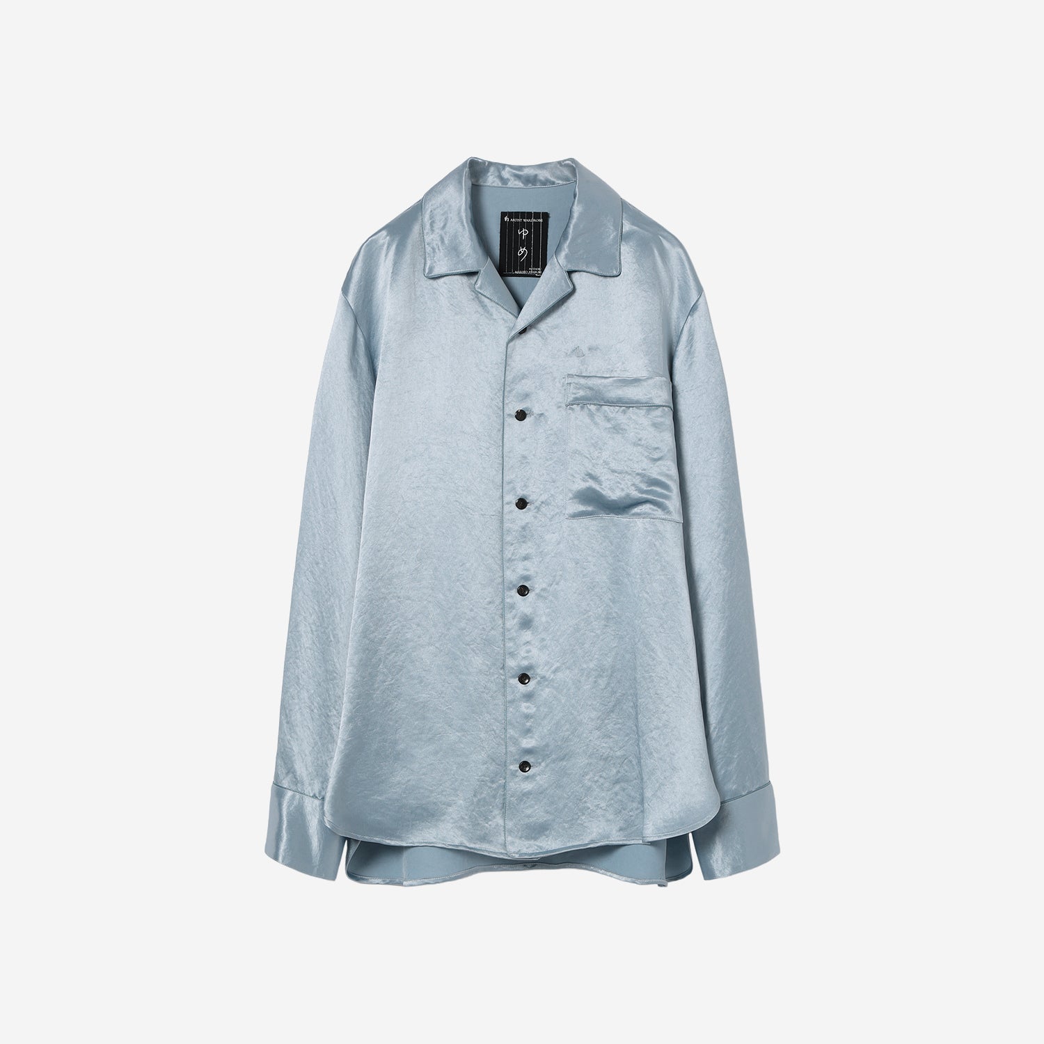 Sleeping Shirt ARTIST WARDROBE / MARIKO ASABUKI / blue × blue