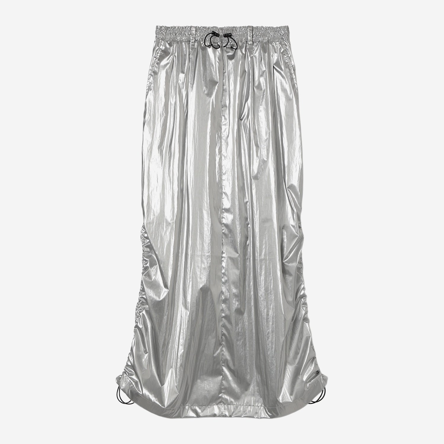 Back Slit Skirt / silver