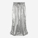 Back Slit Skirt / silver