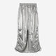 Back Slit Skirt / silver