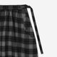 Bonding West Gather Volume Skirt / gray check