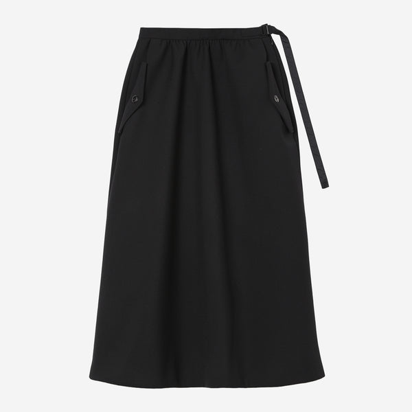 Bonding West Gather Volume Skirt / black