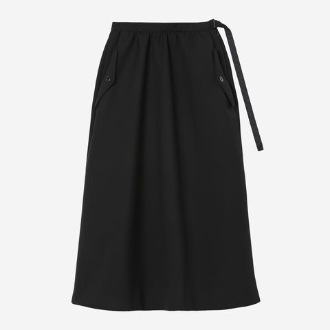 Bonding West Gather Volume Skirt / black