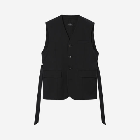 Belted Vest / black
