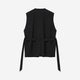 Belted Vest / black
