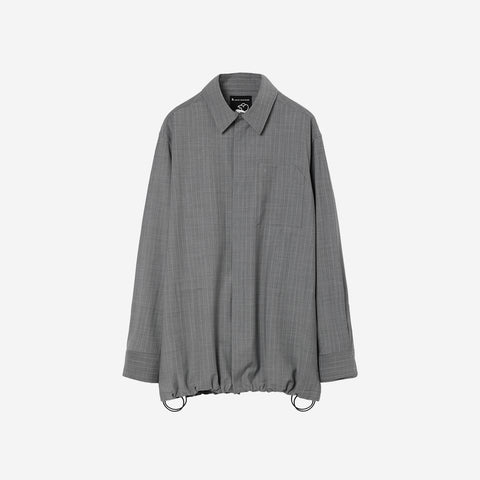 Utility Shirt ARTIST WARDROBE / RYOHEI KAMIDE / gray stripe