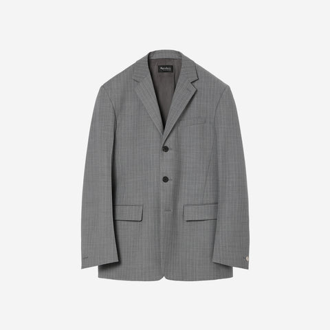 Single Jacket / gray stripe