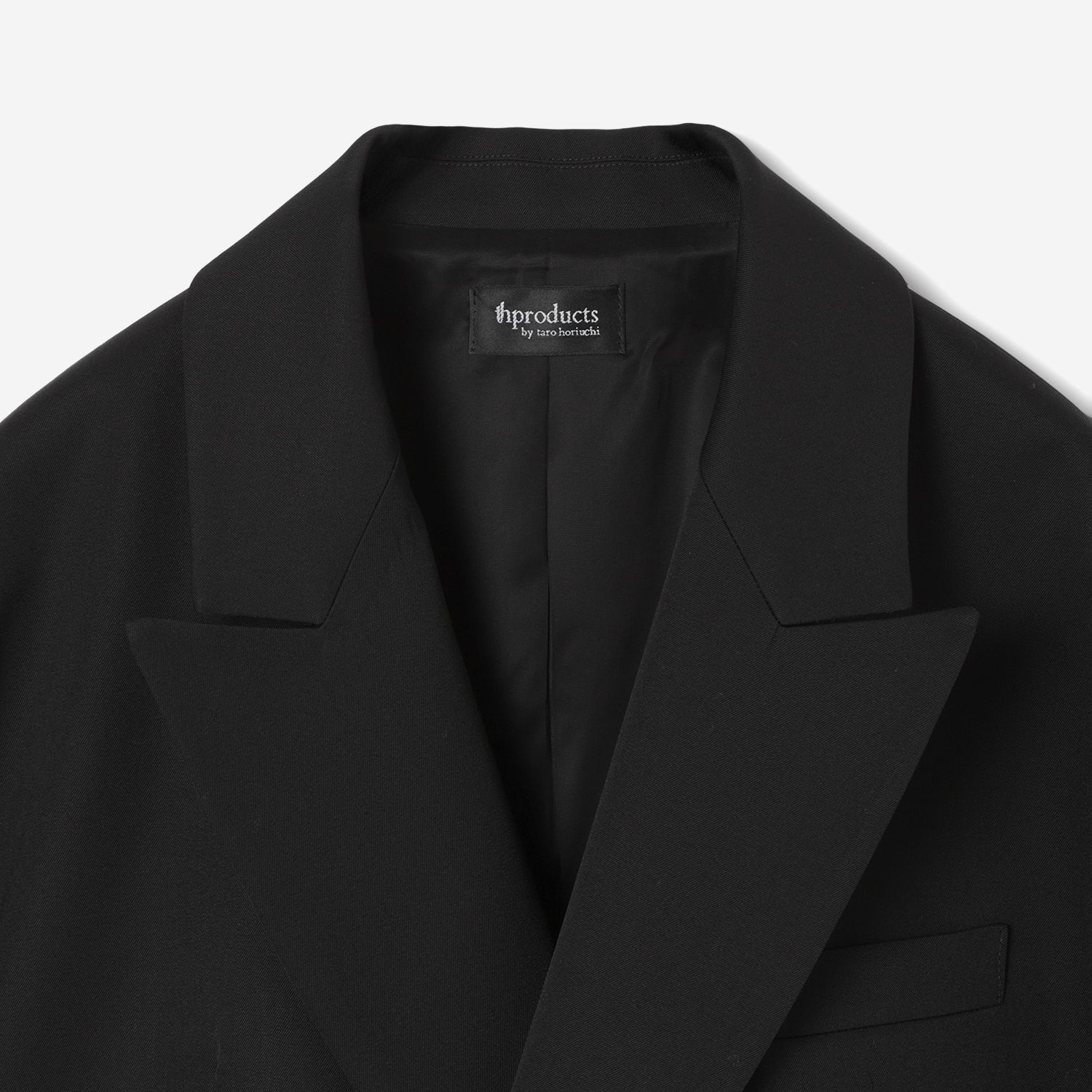 Oversized Double Breasted Jacket / black – th products