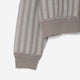 Stripe Knit Cardigan / beige stripe