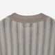 Stripe Knit Cardigan / beige stripe