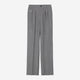 QUINN / Wide Tailored Pants / gray stripe