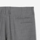QUINN / Wide Tailored Pants / gray stripe