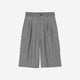 Wide Cargo Shorts / gray stripe