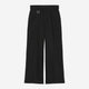 Belted Wide Pants / black
