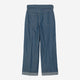 Belted Wide Pants / light indigo