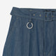 Belted Wide Pants / light indigo