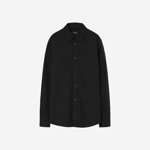 Regular Collar Shirt / black