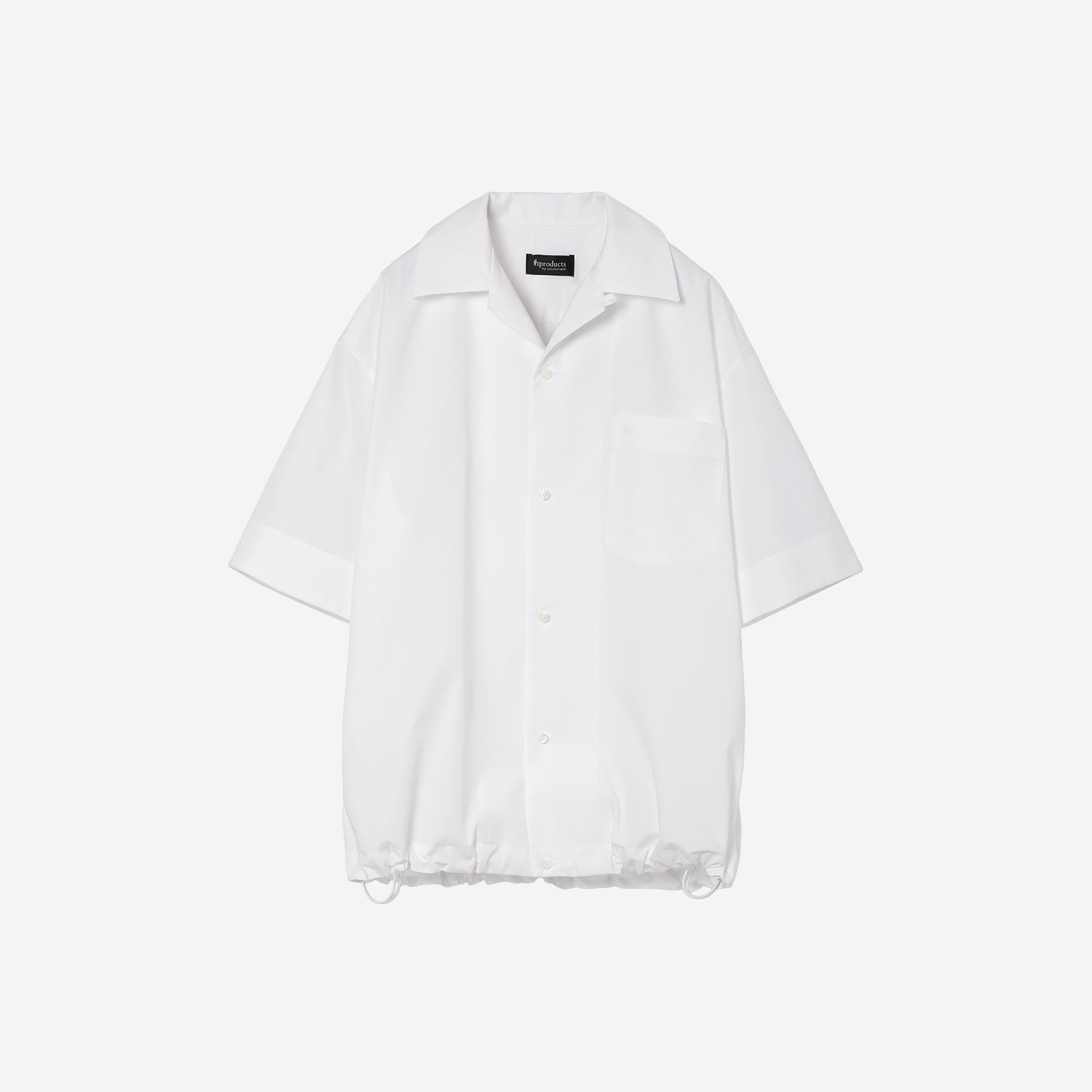 Open Collar Shirt (MID) / white – th products