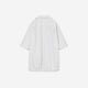 Open Collar Shirt (MID) / white stripe