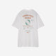 Graphic Print Tee / white
