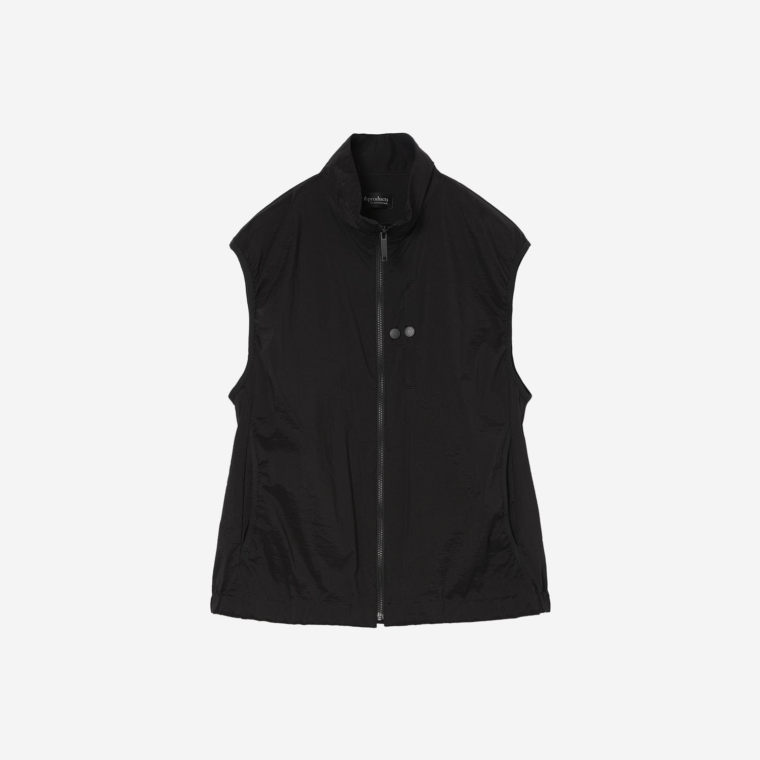 新品 th Product Dyed Vest ナイロン ベスト ブラック Packable Vest / black – th products