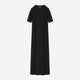 Mix Cut S/S Dress / gray × black