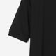Mix Cut S/S Dress / gray × black