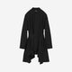Double Breasted Flare Cardigan / black