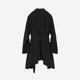 Double Breasted Flare Cardigan / black