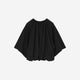 Bubble Hem Top / black