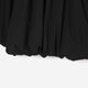 Bubble Hem Top / black