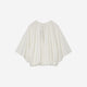 Bubble Hem Top / white