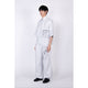 EDWARD / Graphic Print Big Sleeve S/S Shirt / white stripe