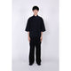 EDWARD / Big Sleeve S/S Shirt / black
