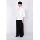 EDWARD / Big Sleeve S/S Shirt / white