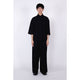 EDWARD / Big Sleeve S/S Shirt / black